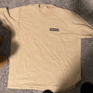 Tan supreme shirt